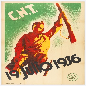 Poster, C.N.T./ 19 Julio 1936 (C.N.T July 19, 1936), 1936