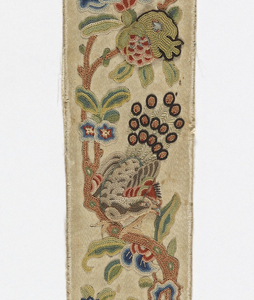 Panel For A Fan Case (China), 18th century