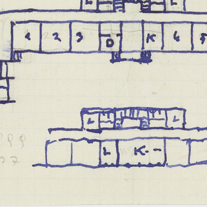 Drawing, Volksschule Stockerau (Stockerau Primary School - Floor Plans), 1950s