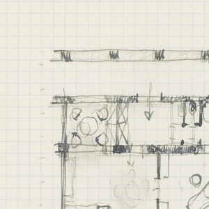 Drawing, Floor Plan [Blechturmgasse Wohnung (Blechturmgasse House)], 1949–50
