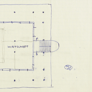 Drawing, Hotel (Interior Floor Plan), 1950s