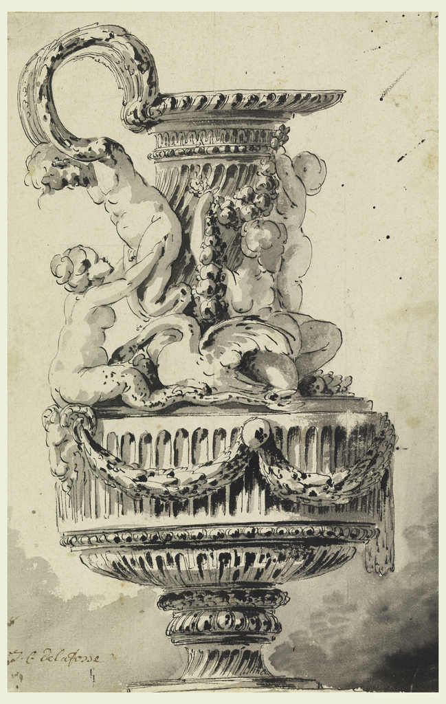 Drawing, Design for a Ewer