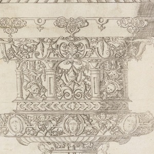 Print, Standing Cup with Cover, from the series, Novum opus cratero graphicum..., 1551