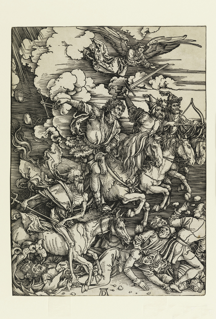 four horsemen of the apocalypse durer color