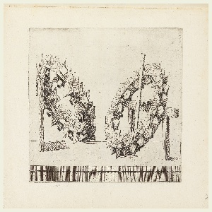 Print, Two Rings, plate I. i. in Perspectiva. Corporum Regularium, 1568