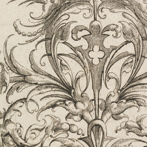 Print, Plate 2, from Die Folge der phantastischen Schmucksträße (Suite of Fantastic Ornamental Bouquets), 1614
