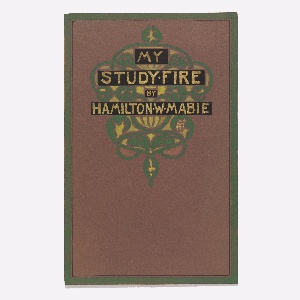 Drawing, Design for a Book Cover: My Study Fire, by Hamilton W. Mabie, ca. 1899