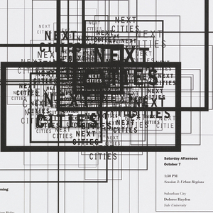 Poster, Next Cities: Paradoxes of Post-Millennial Urbanism, 2000