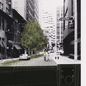 Print, New Urban Ground, Proposal for Rising Currents Exhibition, Museum of Modern Art, New York, NY, 2009