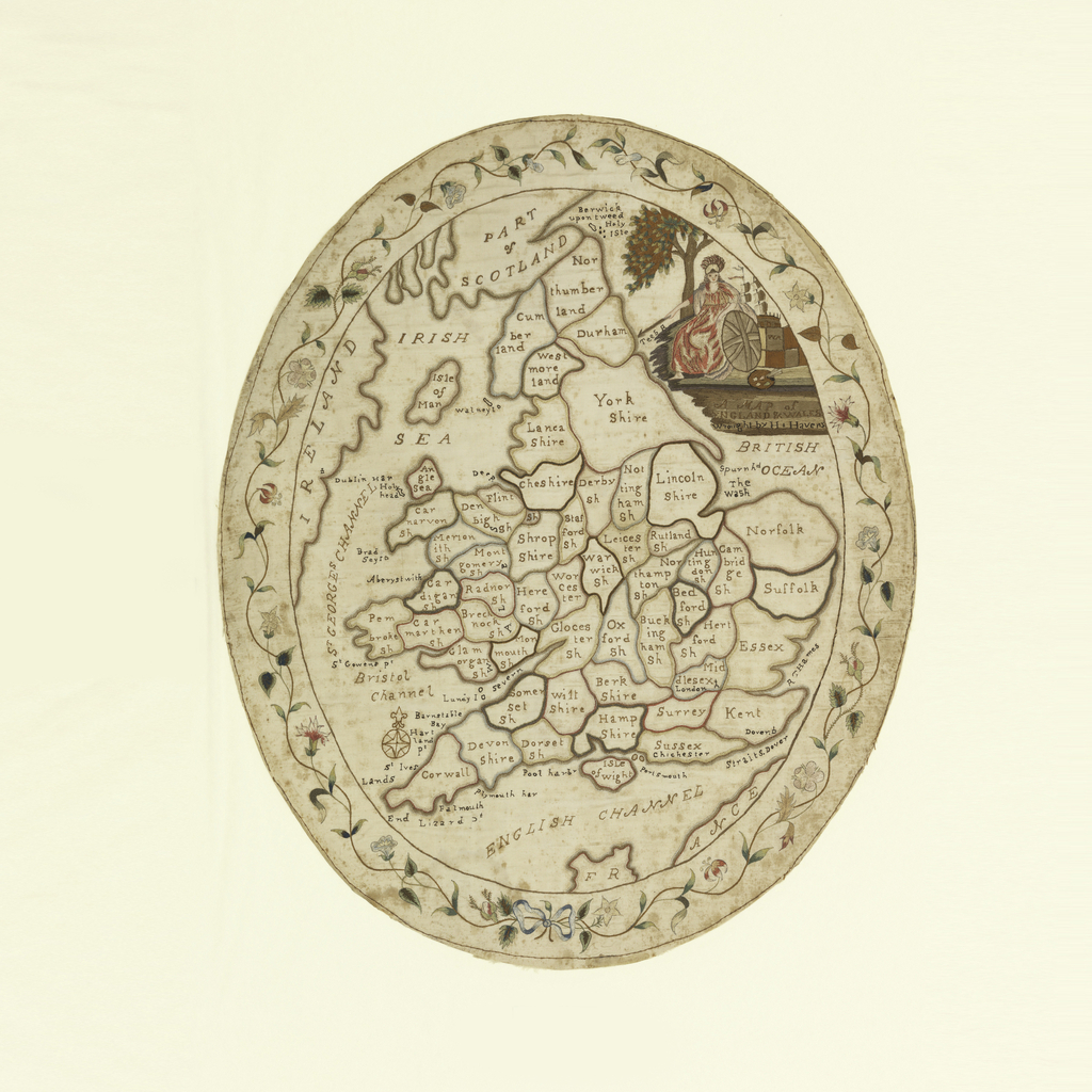 Map Sampler, A Map of England and Wales