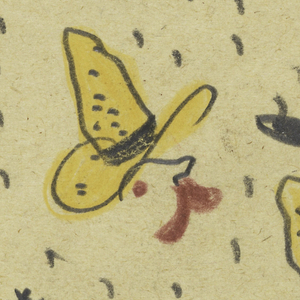 Drawing, Textile Design: East Meets West, 1930s