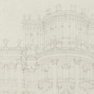 Drawing, Design for the Facade of a Villa, 1670–80
