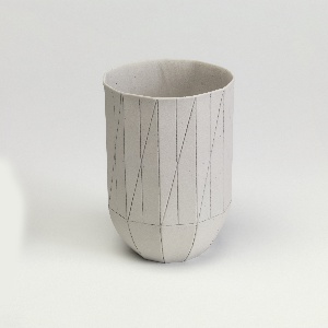 Paper Porcelain Mug, Prototype, 2009