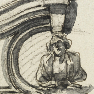 Drawing, Window Case, 1740–70
