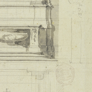 Drawing, Design for an Altar, ca. 1780