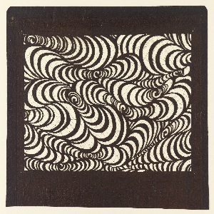 Katagami, Water Pattern, late 19th–early 20th century