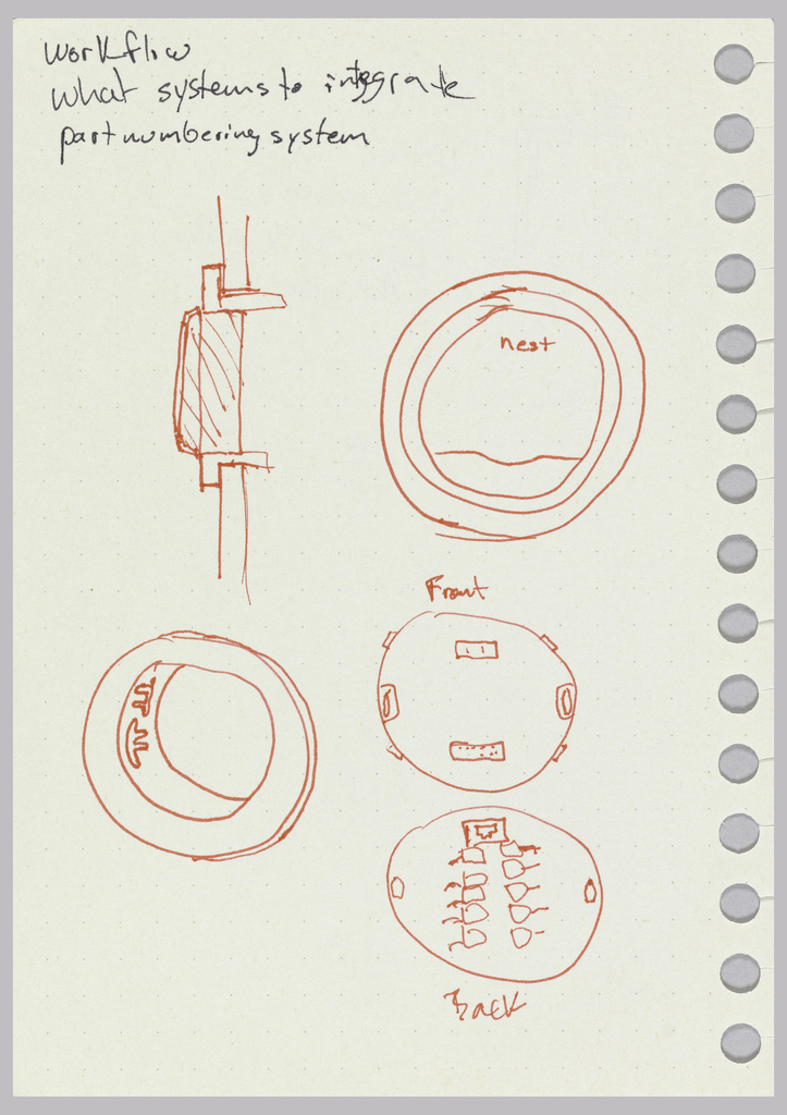 Drawing, Preparatory Drawings for Thermostat