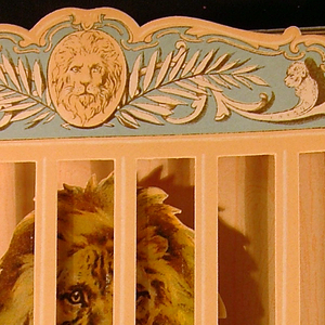Paper Construction, The Model Menagerie: With Natural History Stories, Lion cage, ca. 1895