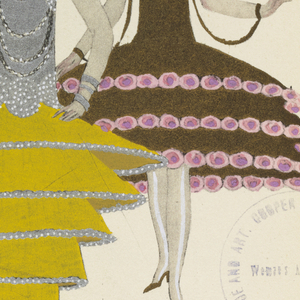 Fashion Plate, Gazette du Bon Ton, vol. 7, no. 8, Le Jugement de Pâris, plate 60, 1922