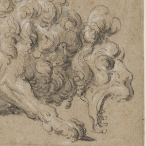 Drawing, Fountain Design with Three Bronze Animals, ca. 1670