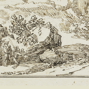 Drawing, A landscape, 1770–86