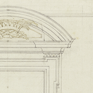 Drawing, Design for a Window Frame, 1740–50