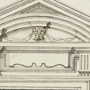 Drawing, Design for a Door Frame, 1740–50