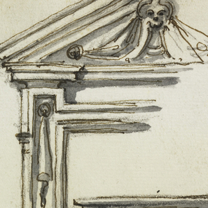 Drawing, Three Window or Door Cases, ca. 1770