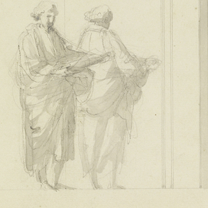 Drawing, Design for a door frame, ca. 1775