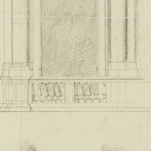 Drawing, Design for a Doorcase for the Center of a Façade in the Main Floor, 1740–50