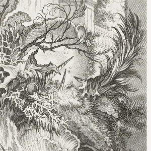 Print, Rocaille (rococo design), in Nouveaux morceaux pour des paravents (New concepts for screens), 1730s