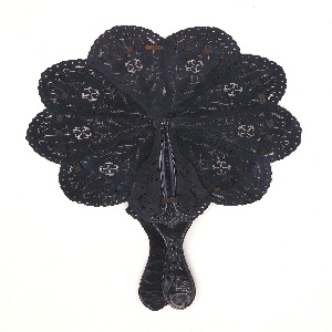Brisé Cockade Fan (USA), ca. 1865