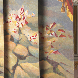 Paper Construction, Aladdin, or, the Wonderful Lamp; Centerfold, 1880s