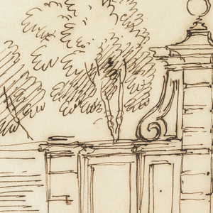 Drawing, Design for a Gate of a Villa, 1750–55