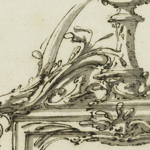 Drawing, Monument to Franz I, Empe, 1846