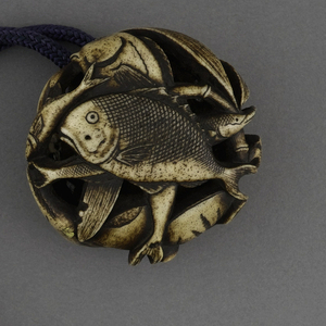 Purse (kin-chaku) With Pendant (netsuke) And Cord Fastener (Netherlands (leather)), ca. 1750