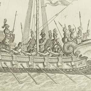 Print, From a Series of Naval Battles for Wedding Festivities of Cosimo Il de
