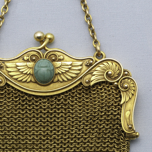 Purse with Egyptian ornament Purse, ca. 1880