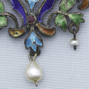 Necklace And Pendant (possibly France), ca. 1870