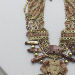 Michoacan Bone Figure Necklace, 1989