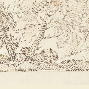 Drawing, A Trattoria in the Woods, 1760–1770