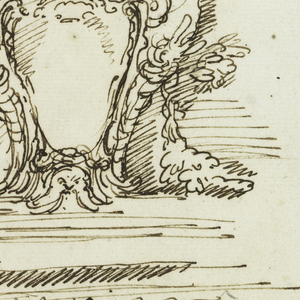 Drawing, Sketches for Frames, for the Sacristy of St. Peter