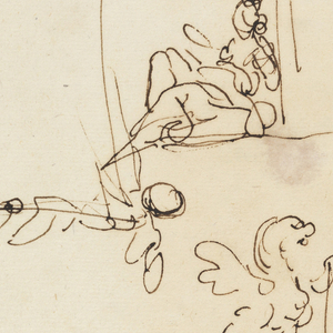 Drawing, Sketches for a tablet, ca. 1750