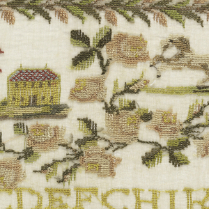 Sampler, mid-19th century