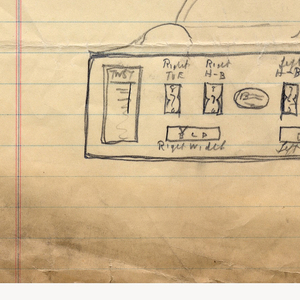 Sketch For Stool For Use With Brannock Device (USA), ca. 1947