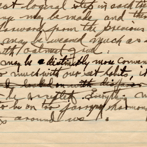 Tupper Notebook "My Purpose In Life" (USA), ca. 1935