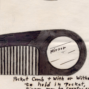Sketches For Comb Designs (USA), March 1937