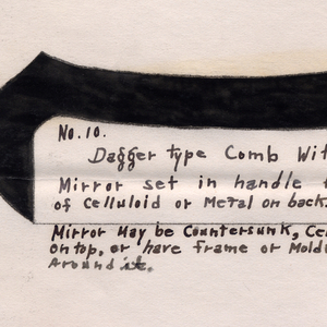 Sketches For Comb Designs (USA), March 1937