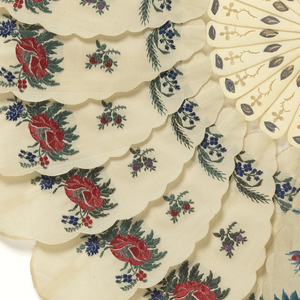 Cockade Fan (possibly France), ca. 1850