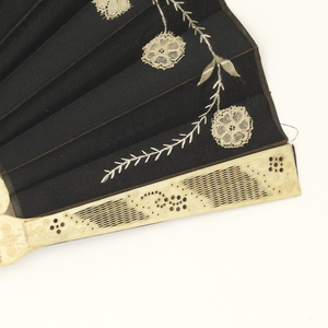 Pleated Fan (possibly USA), 1850–70